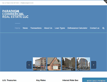 Tablet Screenshot of paradigmcre.com